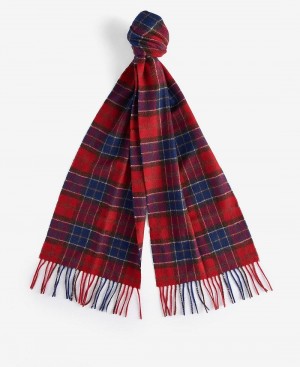 Esarfe Barbati Barbour Tartan Lambswool Rosii | Romania_BAR57629