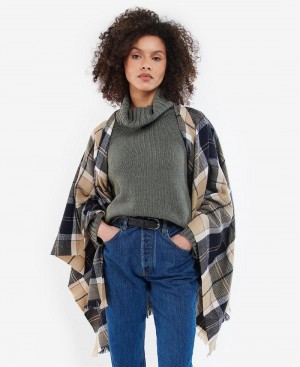 Esarfe Dama Barbour Staffin Tartan Serape Colorati | Romania_BAR39788