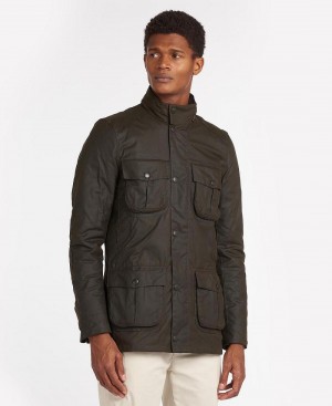Geaca Barbati Barbour Corbridge Wax Masline Verzi | Romania_BAR21979