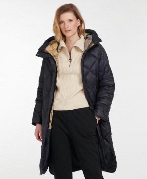 Geaca Dama Barbour Sandyford Matlasat Bleumarin | Romania_BAR52403