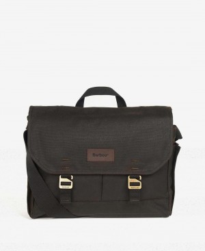 Geanta Barbati Barbour Essential Wax Messenger Bag Masline Verzi | Romania_BAR22125