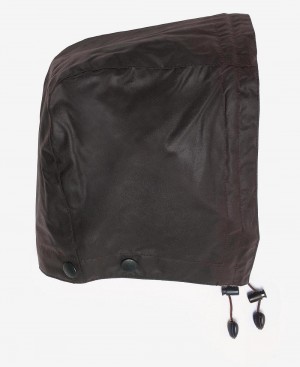 Liner / Hood Dama Barbour Wax Bumbac Hood Maro | Romania_BAR74106