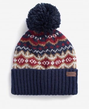 Palarie Barbati Barbour Case Fairisle Beanie Rosii | Romania_BAR59381