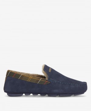 Pantofi Barbati Barbour Monty Slippers Bleumarin | Romania_BAR39279