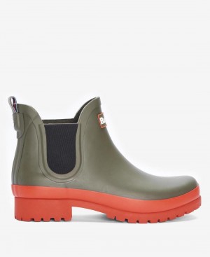 Wellingtons Dama Barbour Mallow Verzi | Romania_BAR75759